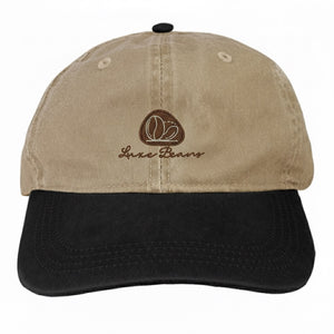 Luxe Beans Hat Khaki Black